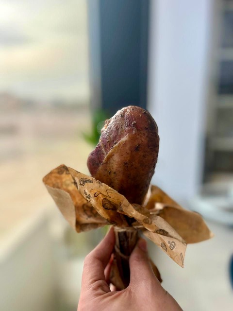 ساق ديك رومي مدخنة
